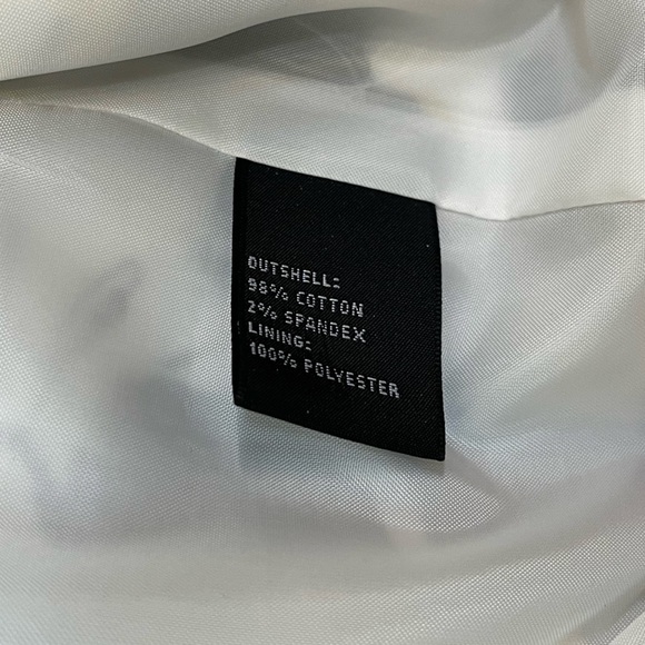 Josephine Black White Yellow Floral Jacket 3/4 Sleeve Size 4 - Picture 8 of 9